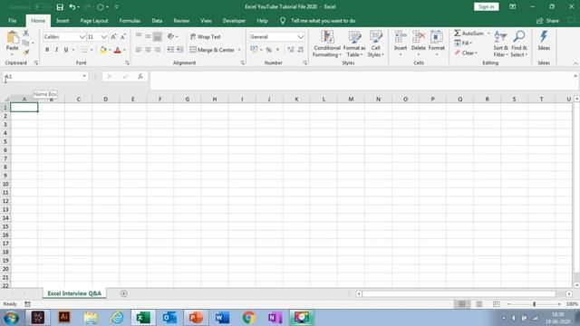 Excel Job Interview Question & Answer (Hindi) - Part 1 | MS Excel 2020 #ExcelInterview #ExcelJob