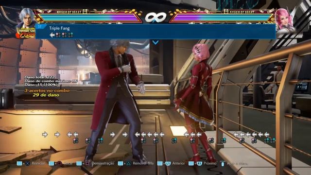 Lee's Triple Fang Tutorial - Tekken 7 (PT/EN/ES) смотреть онлайн