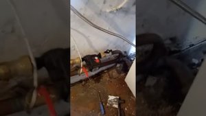 Демонтаж и монтаж напольного котла данко