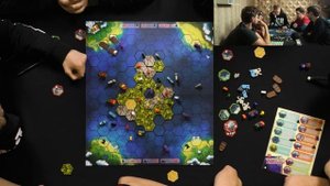 Настольная игра Последний день Атлантиды(ютуба). Играем вшестером.