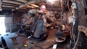 Замена чехла сиденья мотоцикла ИЖ