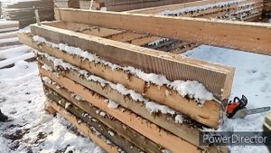 ГАРАЖ - МАСТЕРСКАЯ СВОИМИ РУКАМИ В ТЕПЛЫЙ УГОЛ | СРУБ ИЗ БРУСА СВОИМИ РУКАМИ