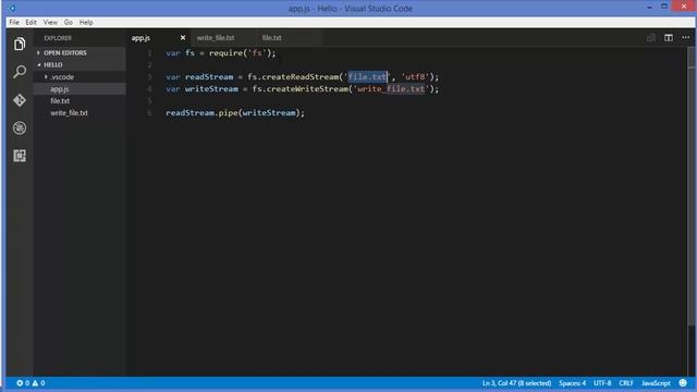 Node.js Tutorial for Beginners 13 - pipes смотреть онлайн