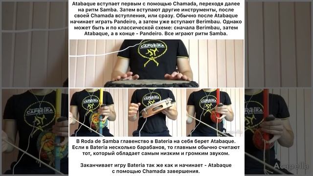 Capoeira music. Ep.46: All instruments - How to play together in Roda de Samba? смотреть онлайн