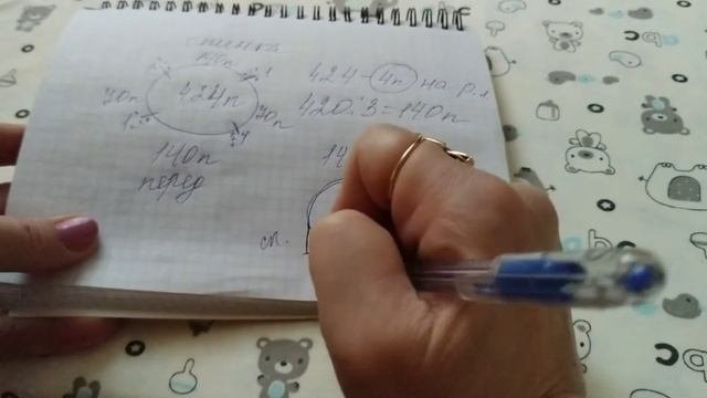 Переход с круглой кокетки на реглан.