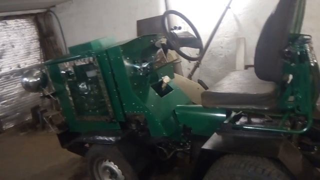 Мини трактор переломка, своими руками. Закончил сборку трактора. смотреть онлайн