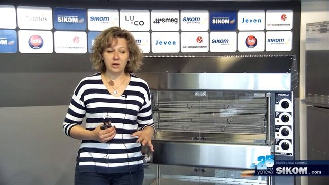 Презентация панорамного конвекционного гриля Sikom МК-16.16В смотреть онлайн