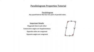 Parallelogram Properties