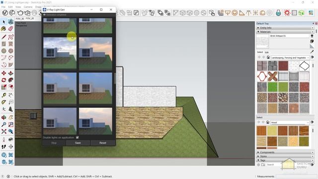 Using Vray 5 Light Gen to Generate Lighting in Vray 5 for Sketchup | Light Gen Vray Tutorial