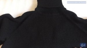 МК Водолазка свитер спицами женский реглан сверху | 3 частm