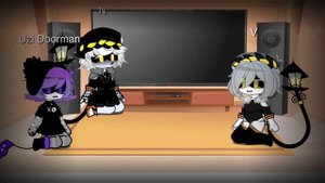 |?Murder Drones reacts to Y/N As Eilzabeth Afton?|?1/1?|?Reaction?|?Purple?|?Gacha club?|