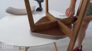 Сборка деревянного стула производства ChiedoCover
