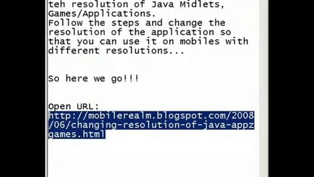 How to change resolution of Java Mobile games смотреть онлайн