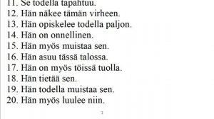 ФИНСКИЙ ЯЗЫК ДО АВТОМАТИЗМА. УРОК 4. УРОКИ ФИНСКОГО ЯЗЫКА