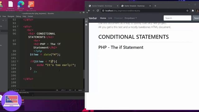 PHP Conditional Statements PART 1