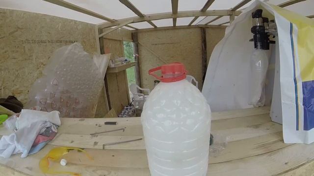 Морим комаров сами, Циперметрином и гептаном. смотреть онлайн