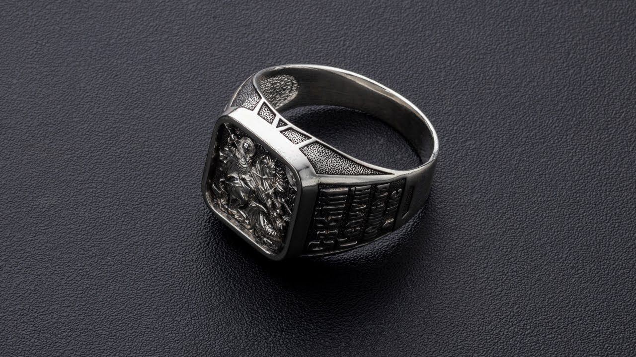 Православное кольцо Великомученик Георгий Победоносец