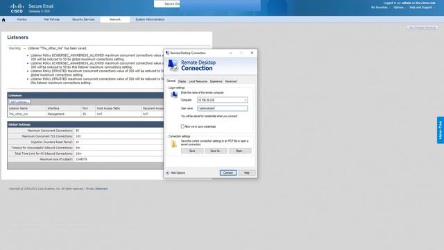 LDAP integration with CISCO ESA - LDAP ACCEPT QUERY - Recipient Access Validation cisco email