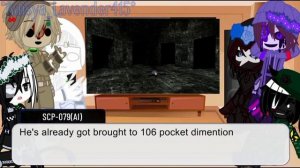 scp react to bonda(part 5)"Never play hide and seek with scp-106"||Gacha club reaction