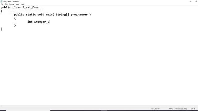 Java Tutorial: Java Variable and Data Types Part-1 | Java Variable Declaration and Initialization