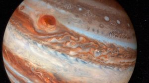 Бесплатный Видео Футаж - Планета Юпитер в Космосе 4К