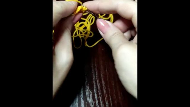 Брелок Смайлик крючком