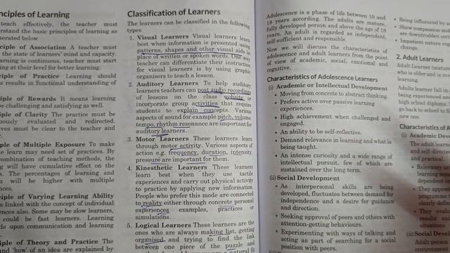 Classification Of Learners-NET EXAM