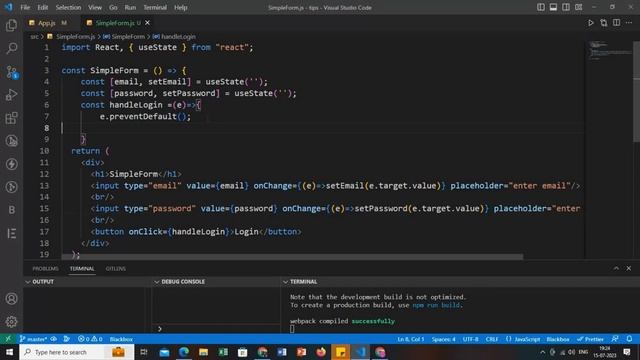 React JS Tutorial - Basic to Advance  ?  create a simple form in React | ujjwal technical tips
