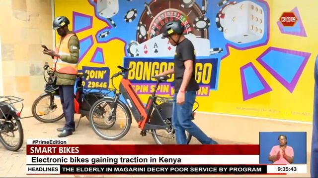 Electronic bikes gaining traction in Kenya смотреть онлайн