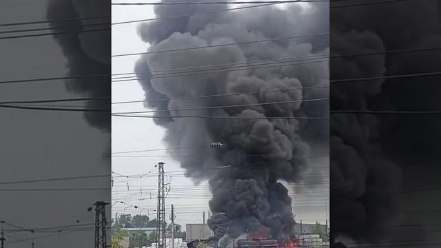 В Нижнем Новгороде произошел пожар на территории «химического завода Бальзам»