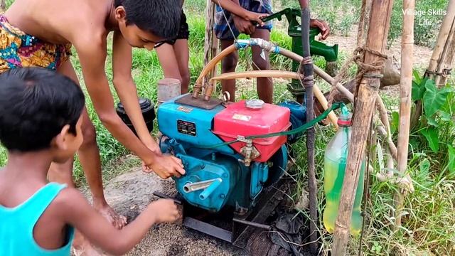 China Machine Start Whole Process.Small Boys Are Started Salo Machine.Chalo Machine Start Challenge смотреть онлайн