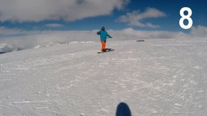 СНОУБОРД-УПРАЖНЕНИЯ С ОДНОЙ ПРИСТЁГНУТОЙ НОГОЙ