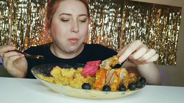ЗАПЕЧЕННАЯ СВИНАЯ ШЕЯ ПЮРЕ ЧЕЧЕВИЦА |BAKED PORK MASHED  LENTILS eating show | 먹방