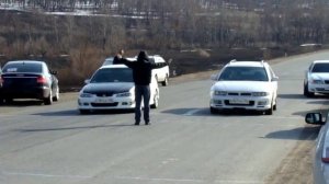 Honda Accord EuroR vs Mitsubishi Legnum VR 4 TypeS заезд2