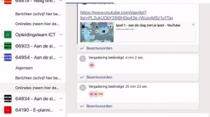 Ipad 1: 0.1 MS TEAMS - Les volgen via de klasgroep in Teams