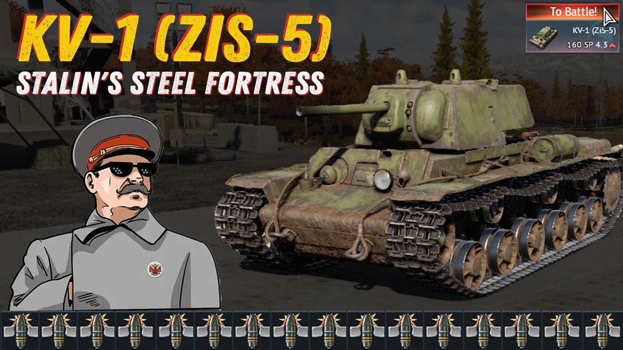 КВ-1 (ЗиС-5) | Тяжелый танк СССР | War Thunder смотреть онлайн
