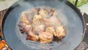 Сковорода из диска бороны