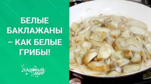 УМ ОТЪЕШЬ! Белые баклажаны со вкусом белых грибов!