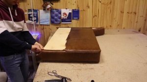 Диван cвоими руками + чертежи. Мягкая мебель . Leather sofa Collins DIY