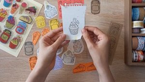 ?? Как пользоваться силиконовыми штампами / Личный дневник / Осенний дневник