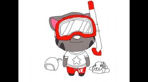 Говорящий Том и Друзья все ИГРЫ Погоня Героев Сила Всплеска Бег за Золотом Бассейн Тома за Конфетам