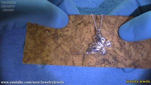 Элитная Ювелирная Бижутерия: серебряное украшение подвеска бабочка (СКН008)