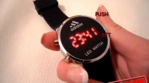 Мужские часы наручные led watch adidas в Нижнем Новгороде.avi