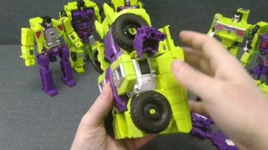 Обзор сборного трансформера Devastator - 6 Constructicons - Hasbro - Takara Tomy. Музей Р-ТФ.
