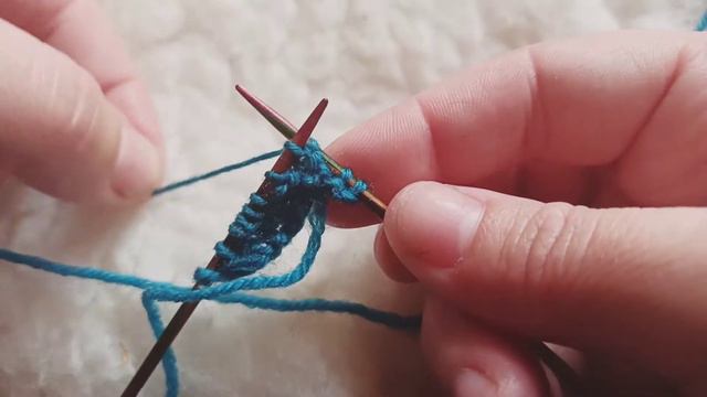 двойные петли в укороченных рядах смотреть онлайн