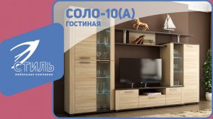 Гостиная стенка Соло10(А) от МК Стиль - обзор