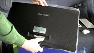Samsung SyncMaster SA300 Monitor unboxing and setup