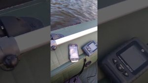 Тест скорости электромотора Motorguide R30 против течения,ПВХ Мурена, р.Ока