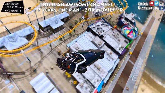 Delorean DMC12 BTTF2 Flying - GTA WORLD YT +20 200 MOVIES _REVIEW смотреть онлайн