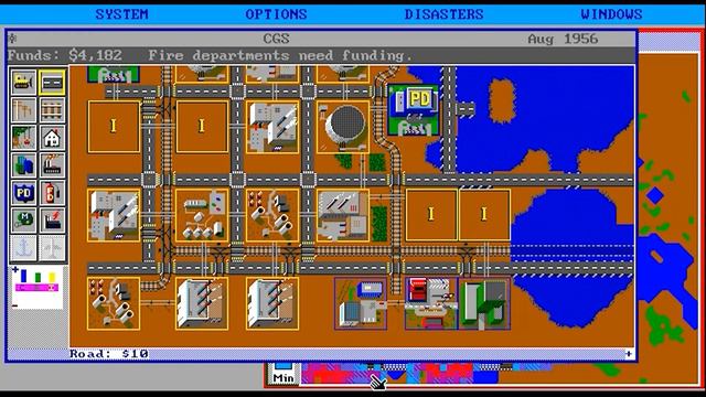 SimCity v1.2  - Maxis, 1989 - Will Wright - [MS-DOS]